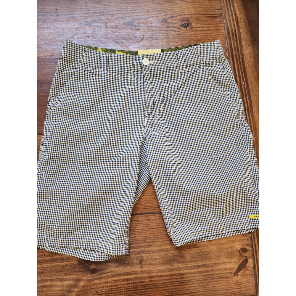 ANALOG Black Yellow Mens Shorts Size 33